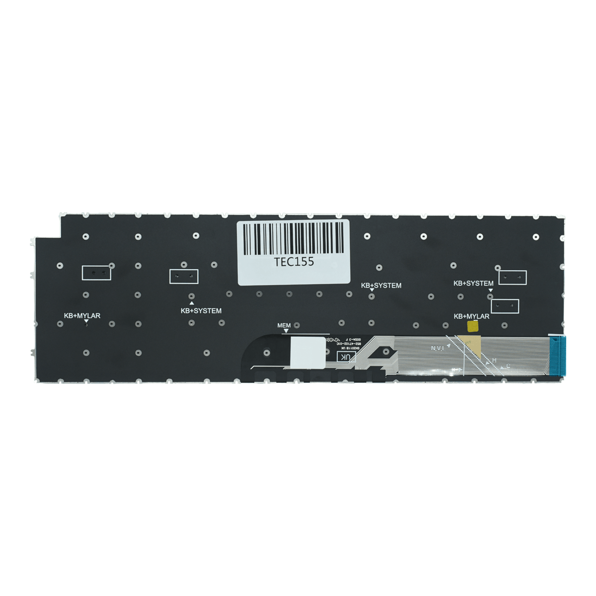 TEC155 Teclado color NEGRO (SP) para Dell Inspiron 15 3510 3511 3515 Vostro 15 3510 3515 3520 3525 Latitude 15 3520 - Tecnología AltérCo