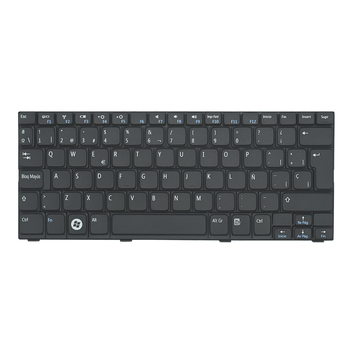 TEC166 Teclado color Negro (SP) para DELL MINI 1012 - Tecnología AltérCo