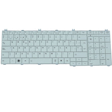 TEC168 Teclado color Blanco (SP) para TOSHIBA Satellite C655, Satellite C655D, Satellite C650