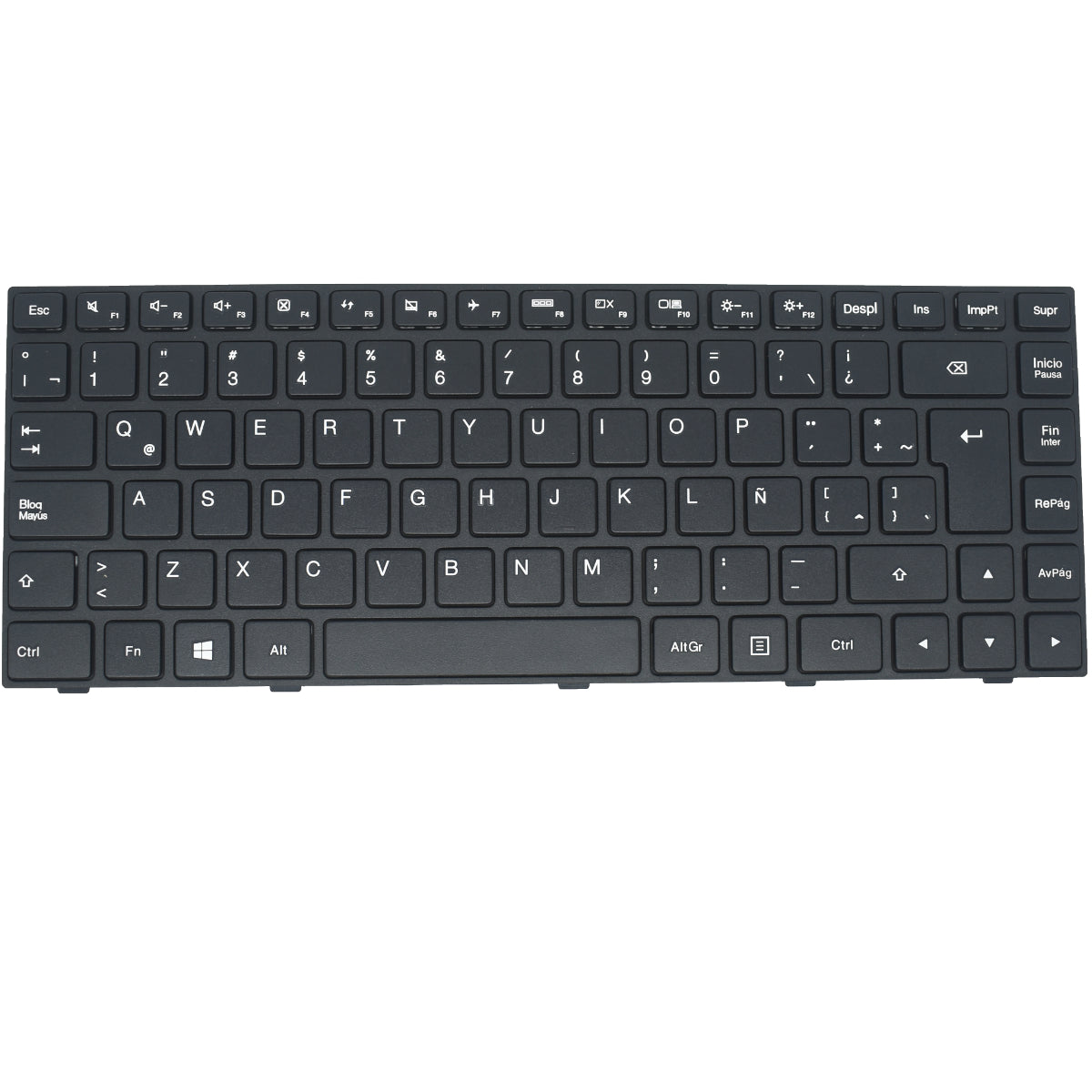 TEC299I Teclado color Negro en Espa?ol para Lenovo Lenovo IdeaPad 100-14ibd 100-14IBD 100 14IBD - Tecnología AltérCo