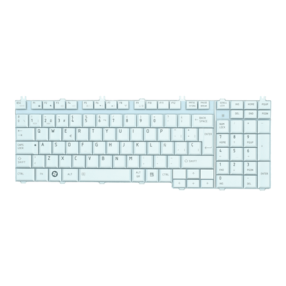 TEC313 Teclado color Plata (SP) para TOSHIBA Satellite L500, Satellite L355, Satellite L350 - Tecnología AltérCo