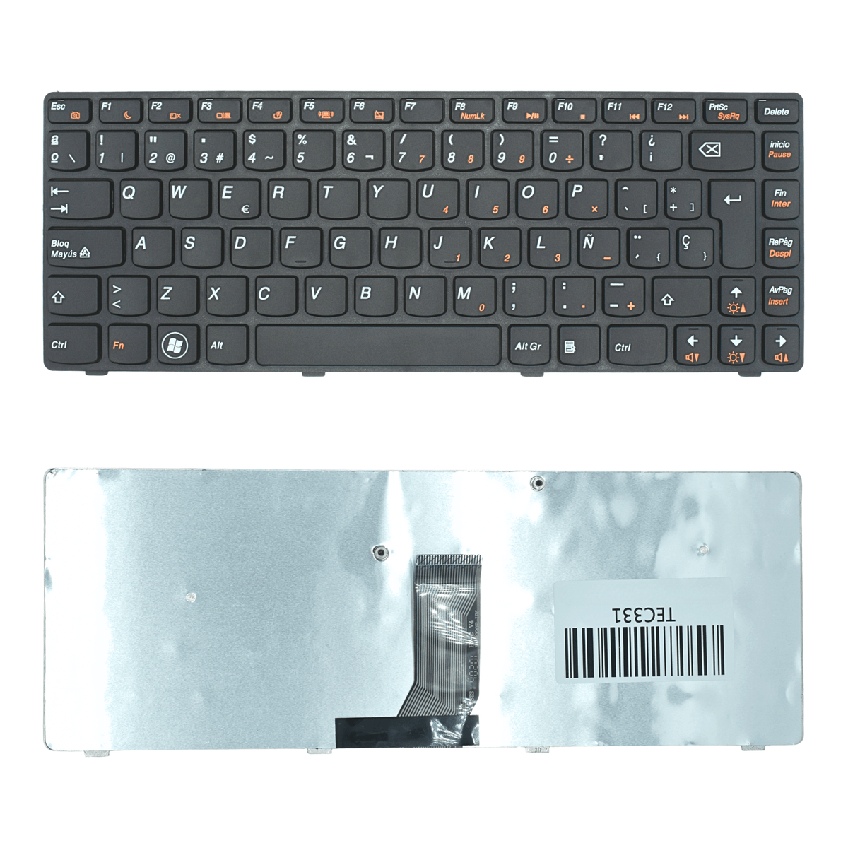 TEC331 Teclado color Negro (SP) para LENOVO IdeaPad Z470 (With frame) - Tecnología AltérCo