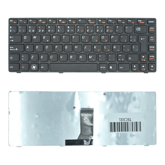 TEC331 Teclado color Negro (SP) para LENOVO IdeaPad Z470 (With frame)