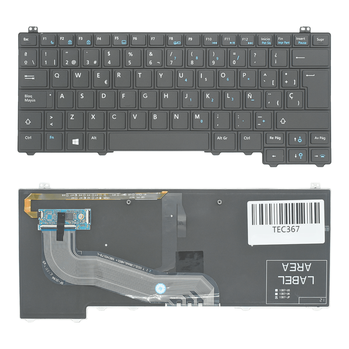 TEC367 teclado color Negro (SP) para Dell Latitude E5440 - Tecnología AltérCo