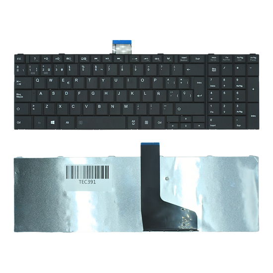 TEC391 Teclado color Negro (SP) para Toshiba C850 C855 series