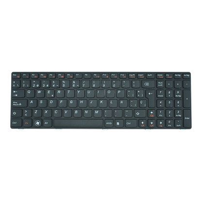 TEC395 TECLADOS color Negro (SP) para Lenovo B570 V570 V575 Z570 with frame - Tecnología AltérCo