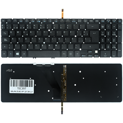 TEC397 Teclado color Negro (SP) para Acer V5-571 (Con Backlight) - Tecnología AltérCo