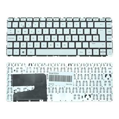TEC434 Teclado color Blanco (SP) para Hp Pavilion 14-n 14n 14 N 14-n005la N007la N009la - Tecnología AltérCo