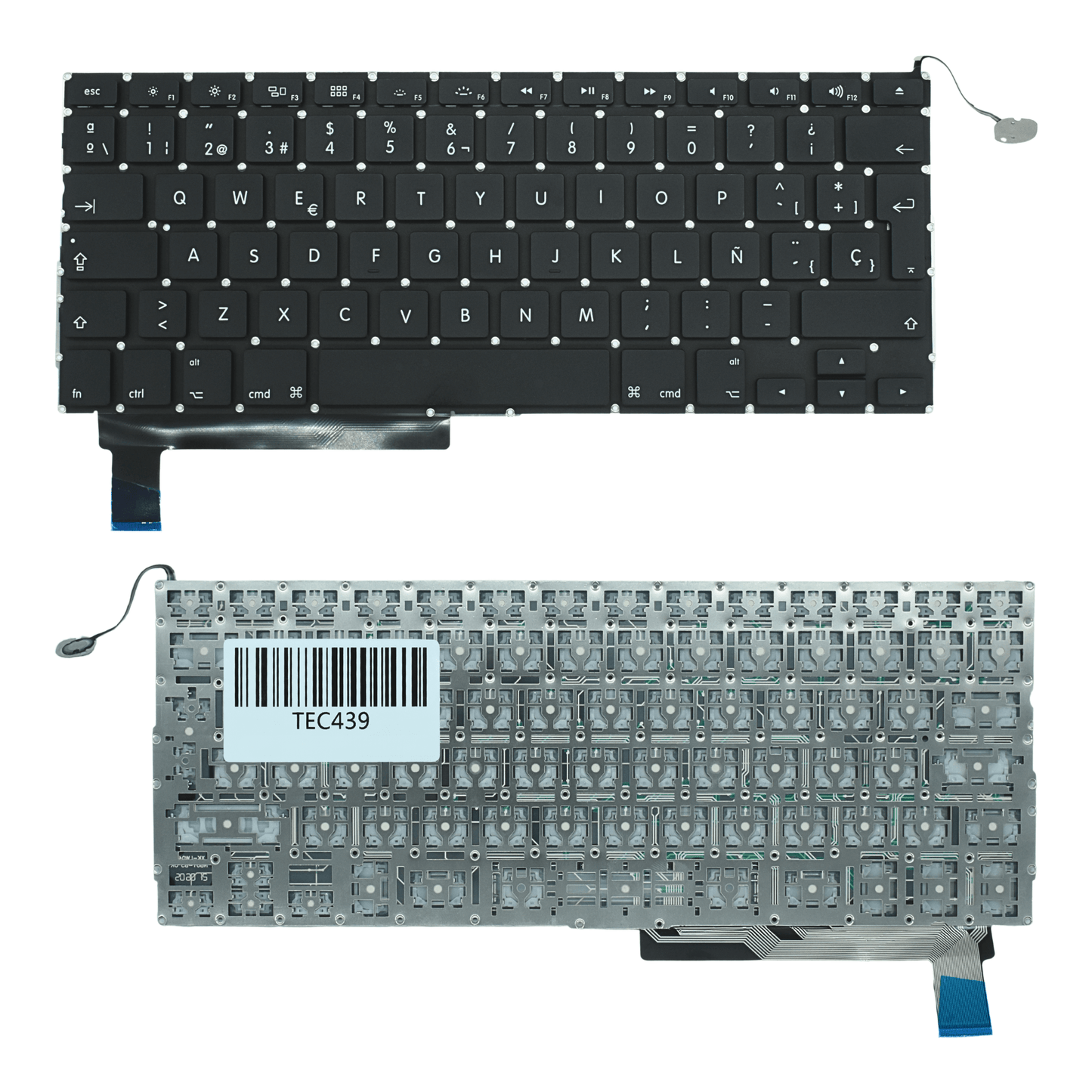 TEC439 Teclado color Negro (SP) para Apple Macbook Pro A1286 - Tecnología AltérCo