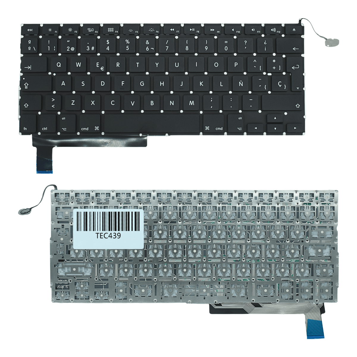 TEC439 Teclado color Negro (SP) para Apple Macbook Pro A1286 - Tecnología AltérCo
