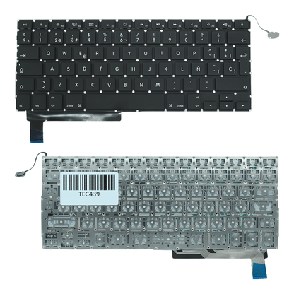 TEC439 Teclado color Negro (SP) para Apple Macbook Pro A1286 - Tecnología AltérCo