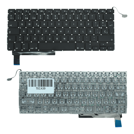 TEC439 Teclado color Negro (SP) para Apple Macbook Pro A1286