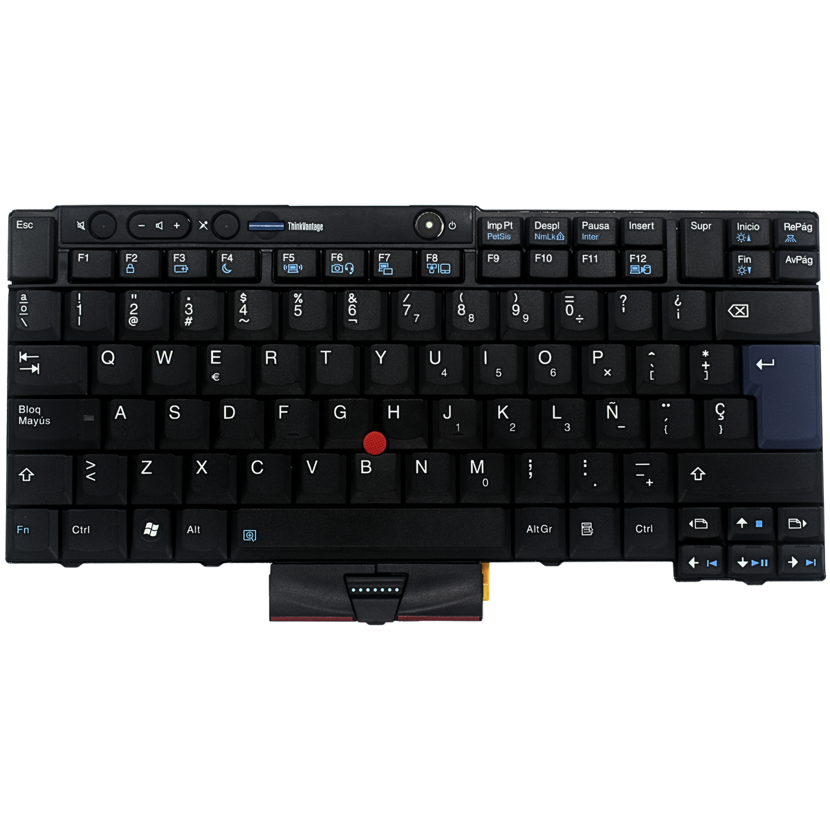 TEC453 Teclado color Negro (SP) para Lenovo T410 W510 W520 X220 - Tecnología AltérCo