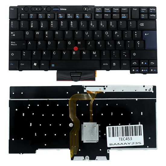 TEC453 Teclado color Negro (SP) para Lenovo T410 W510 W520 X220