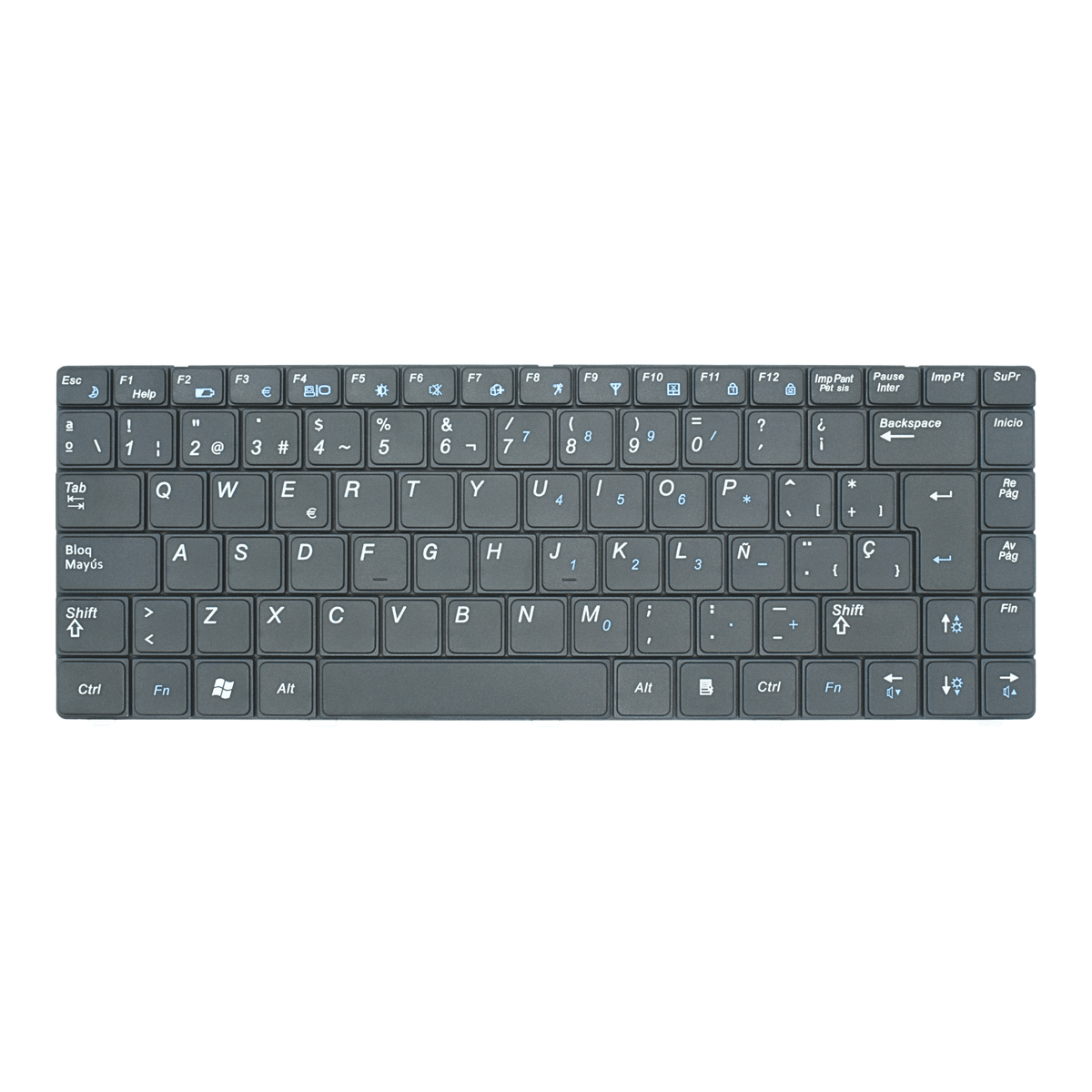 TEC458 Teclado color Negro (SP) para Samsung R420 R423 R425 R428 R429 R439 R440 R467 R468 R470 R480 - Tecnología AltérCo