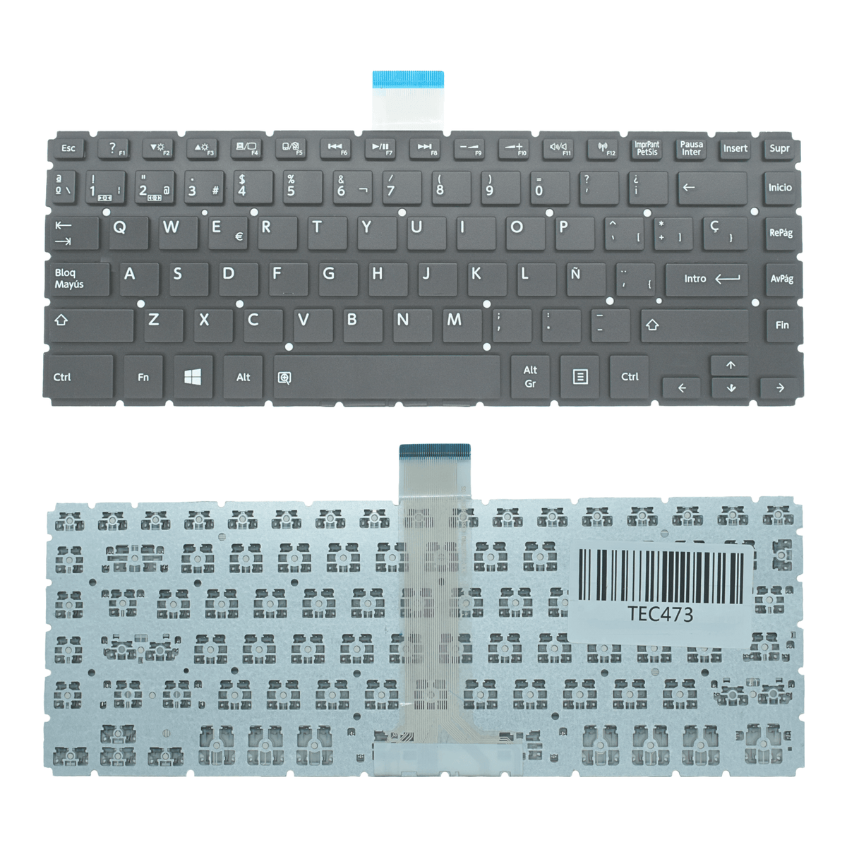 TEC473 Teclado color Negro (US) para Toshiba Satellite S45-B4260SM - Tecnología AltérCo
