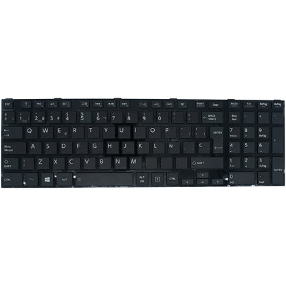 TEC484 Teclado color Negro (SP) para Toshiba Toshiba Satellite S50 S50d S50dt-a S50d-a S55 L50 - Tecnología AltérCo