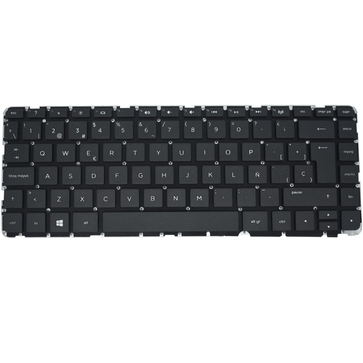 TEC495 Teclado color Negro (SP) para HP 240 G2 / 245 G3 / 14-G000 / 14-R000 / 14-D000 / 14-W000 - Tecnología AltérCo