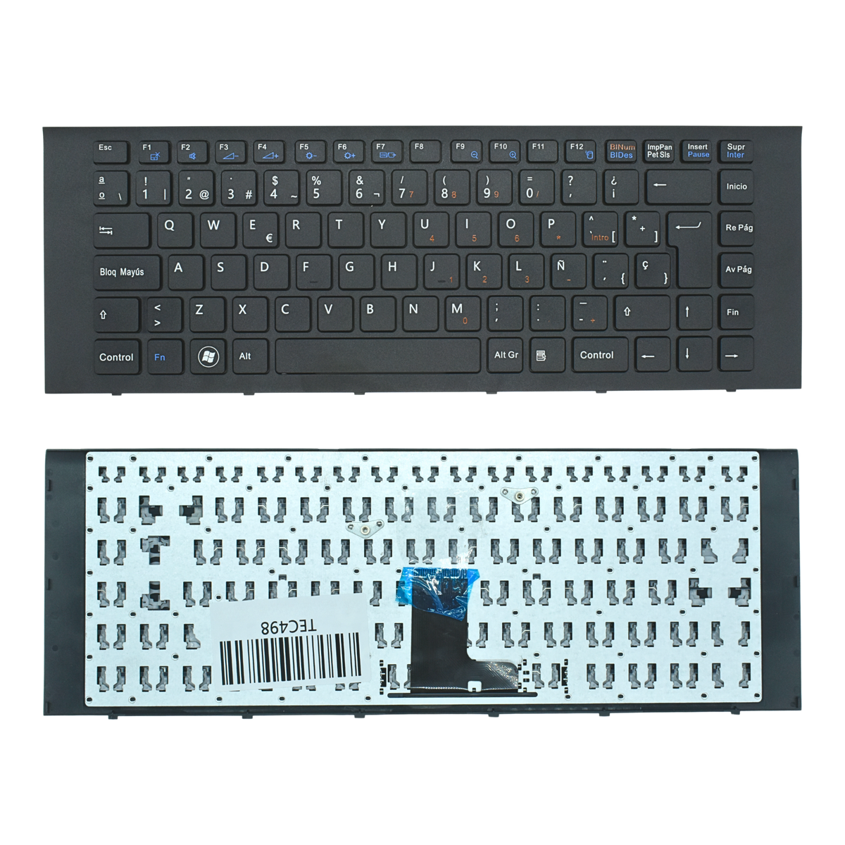 TEC498 Teclado color Negro (SP) para Sony Vaio VPC-EG Series - Tecnología AltérCo