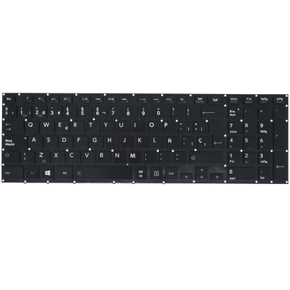 TEC504 Teclado color Negro (SP) para Toshiba P55, P75, P55T, P70, P50t, P70t Negro Luminoso Series - Tecnología AltérCo