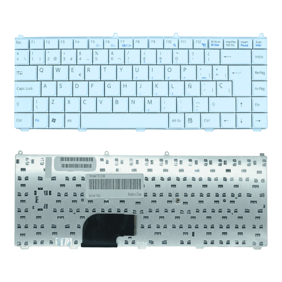 TEC506 Teclado color Blanco (SP) para Sony Vaio VGN-FE, VGN-AR, PCG-7R2L, PCG-7N1L, PCG-7N2L