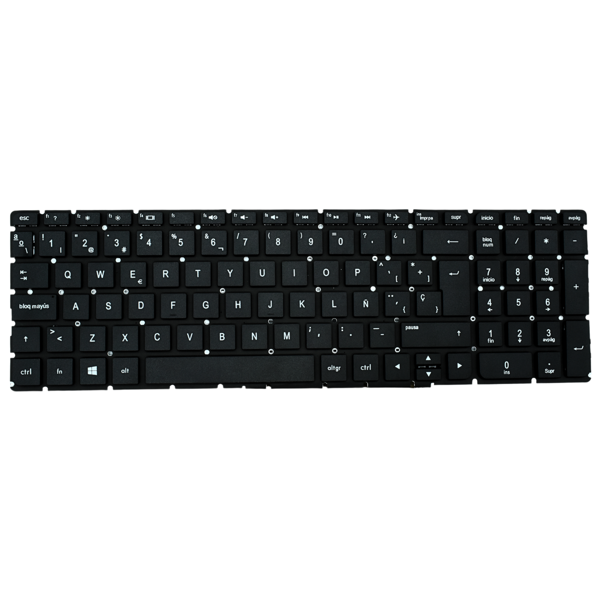 TEC518 Teclado color Negro (SP) para HP Pavilion 15-ac, 15-af, 250 G4, 255 G4 Series - Tecnología AltérCo