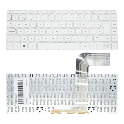 TEC519 Teclado color Blanco (SP) para HP 14-V 14-v000 14-v100 14-v200 14-v002la Series - Tecnología AltérCo