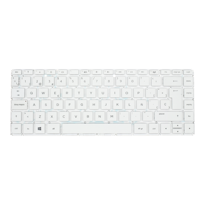 TEC519 Teclado color Blanco (SP) para HP 14-V 14-v000 14-v100 14-v200 14-v002la Series - Tecnología AltérCo