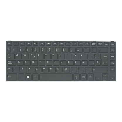 TEC524 Teclado color Negro (SP) para Toshiba C40-B C40D-B C40T-B