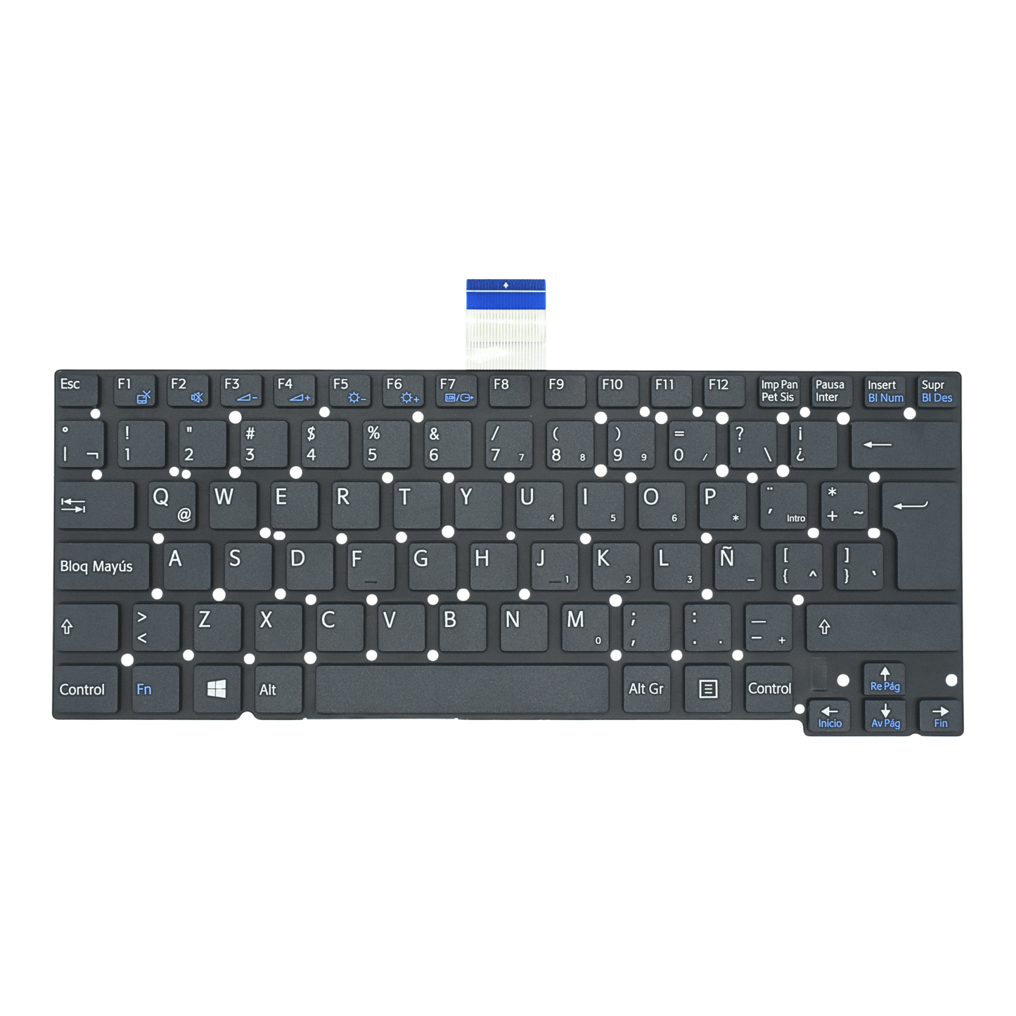 TEC525 Teclado color Negro (SP) para Sony Vaio SVT14, T13, SVT13, T14