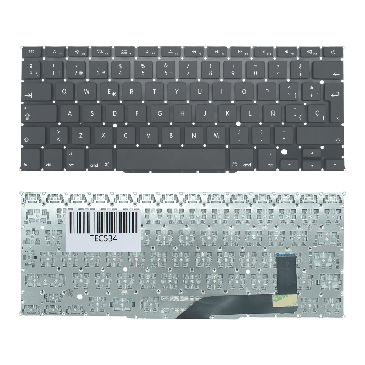 TEC534 Teclado color Negro (SP) para Apple Macbook Pro 15 Retina A1398 (2012) Con BACKLIGHT" - Tecnología AltérCo