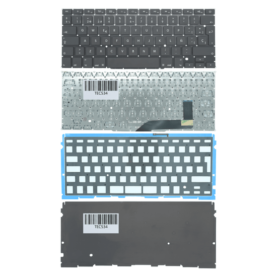 TEC534 Teclado color Negro (SP) para Apple Macbook Pro 15 Retina A1398 (2012) Con BACKLIGHT"