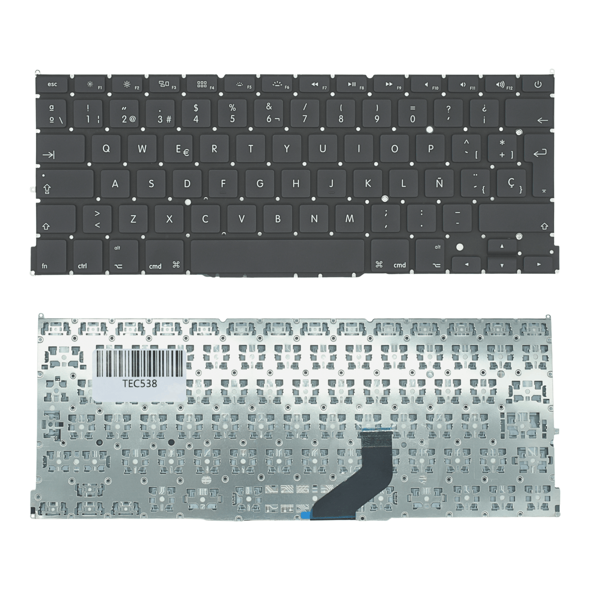 TEC538 Teclado color Negro (SP) para Apple MacBook Pro Retina A1425 13.3 Inch 2012-2013 - Tecnología AltérCo