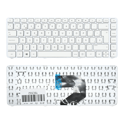 TEC552 Teclado color BLANCO (SP) para HP PAVILION G4-2000 G4-2100 G4-2200 SERIES - Tecnología AltérCo