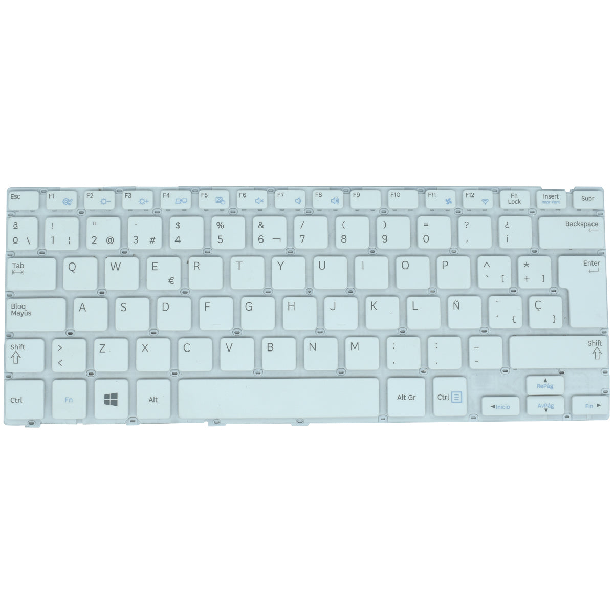 TEC556 Teclado color Blanco (SP) para Samsung 905s Np915s3g 915s3g Np905s3g 905s3g