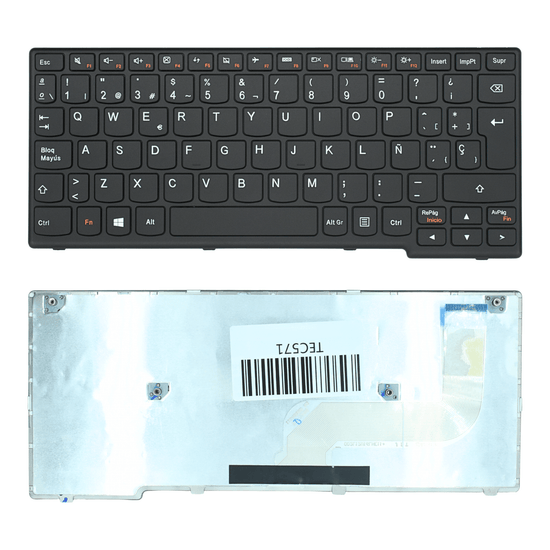 TEC571 Teclado color NEGRO (SP) para Lenovo 11s Flex10G S210 S210G s210t S215 s215T