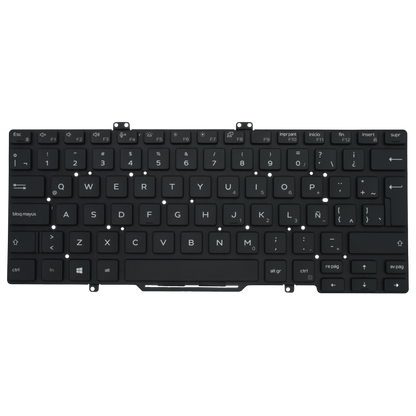 TEC575 Teclado color NEGRO (SP) para DELL Latitude 7400 5400 7410 L3400 3400 BACKLIGHT - Tecnología AltérCo