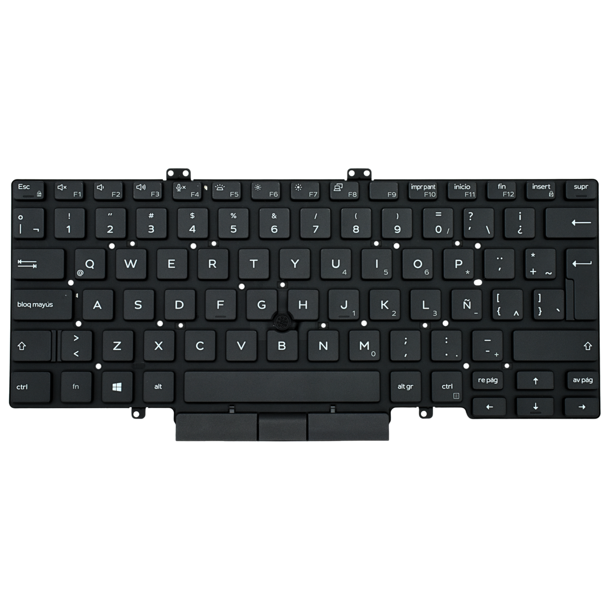 TEC576 Teclado color NEGRO (SP) para DELL Latitude 7400 5400 7410 L3400 3400 BACKLIGHT - Tecnología AltérCo