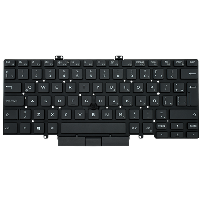 TEC576 Teclado color NEGRO (SP) para DELL Latitude 7400 5400 7410 L3400 3400 BACKLIGHT - Tecnología AltérCo