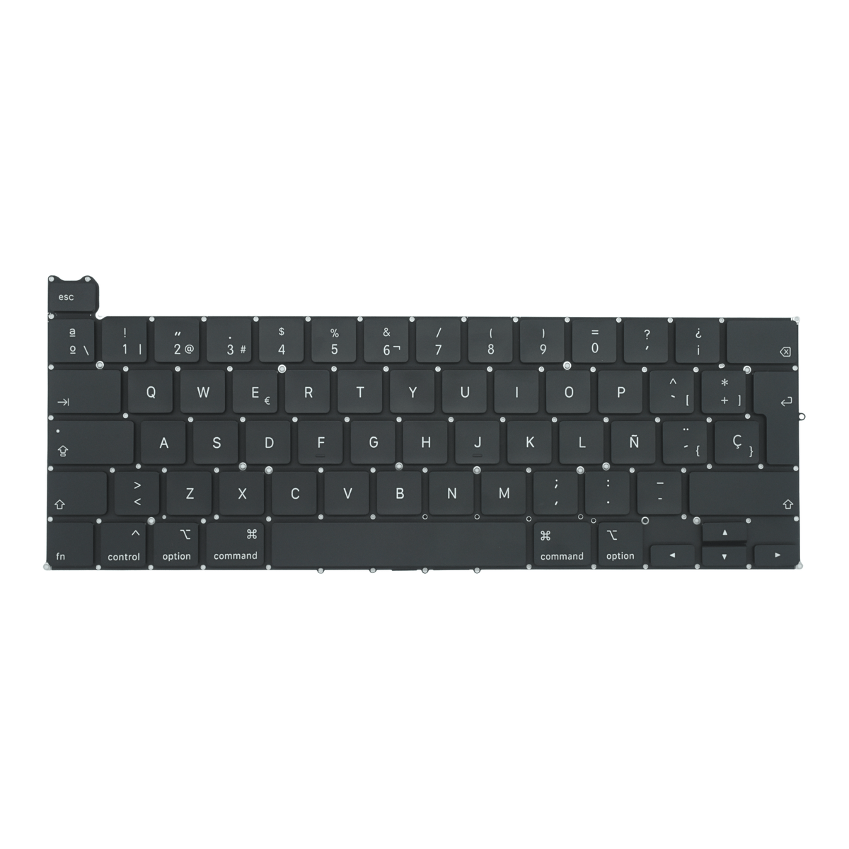TEC577 Teclado color NEGRO (SP) para APPLE MacBook Pro 13 inch A2251 2020