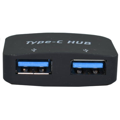 TYC-001N Adaptador Tipo C a 2 puertos USB 2.0 En color Negro - Tecnología AltérCo