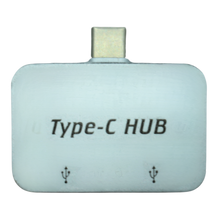ADAPTADOR TIPO C TYC-001P Adaptador Tipo C a 2 puertos USB 2.0 En color Plata