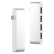 ADAPTADOR TIPO C TYC-004 Adaptador HUB Tipo C con Puertos  USB-C / USB 3.0 / TF CARD / SD CARD