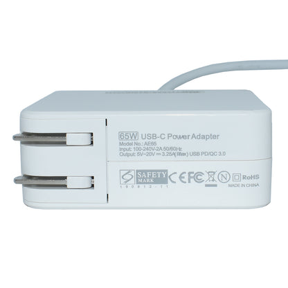 USBC-65W Adaptador de Corriente USB-C 65W 20V/3.25A (Type C) con PD - Tecnología AltérCo
