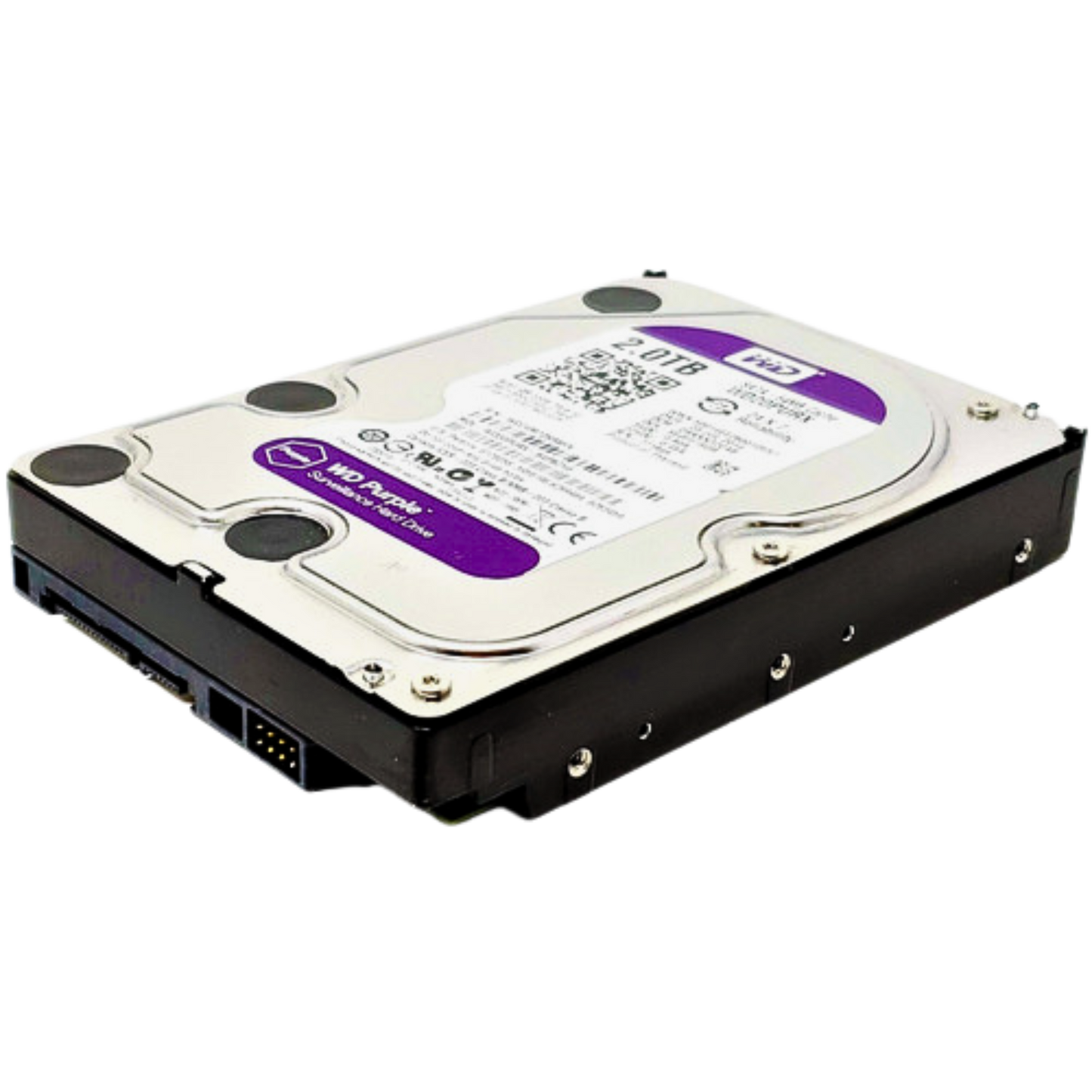 DISCO DURO SATAIII 3.5 WD20PURX Disco Duro Western Digital Purple de 2 TB IntelliPower RPM 64MB SATA III *HAE