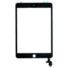 ipdM3-001S ipad mini 3 digitizer / touch panel with IC connector (SIN Boton de HOME) NEGRO