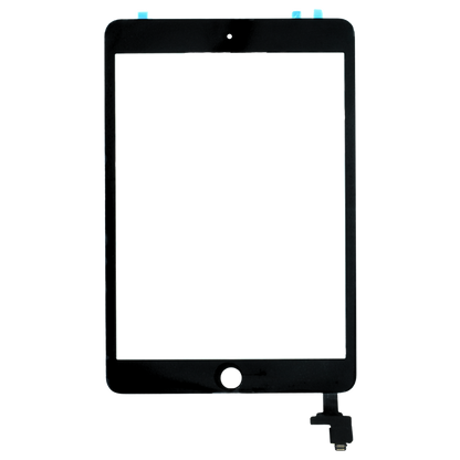 ipdM3-001S ipad mini 3 digitizer / touch panel with IC connector (SIN Boton de HOME) NEGRO