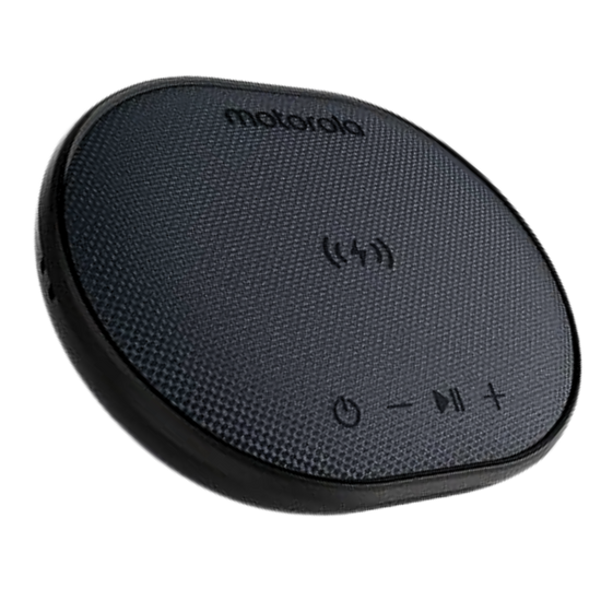 MOTO-SUB500 Bocina Motorola Sonic Sub 500 Bluetooth (Carga Inal€ðmbrica 5W) Resistente al Agua (IPX7) en color Negro - Tecnología AltérCo