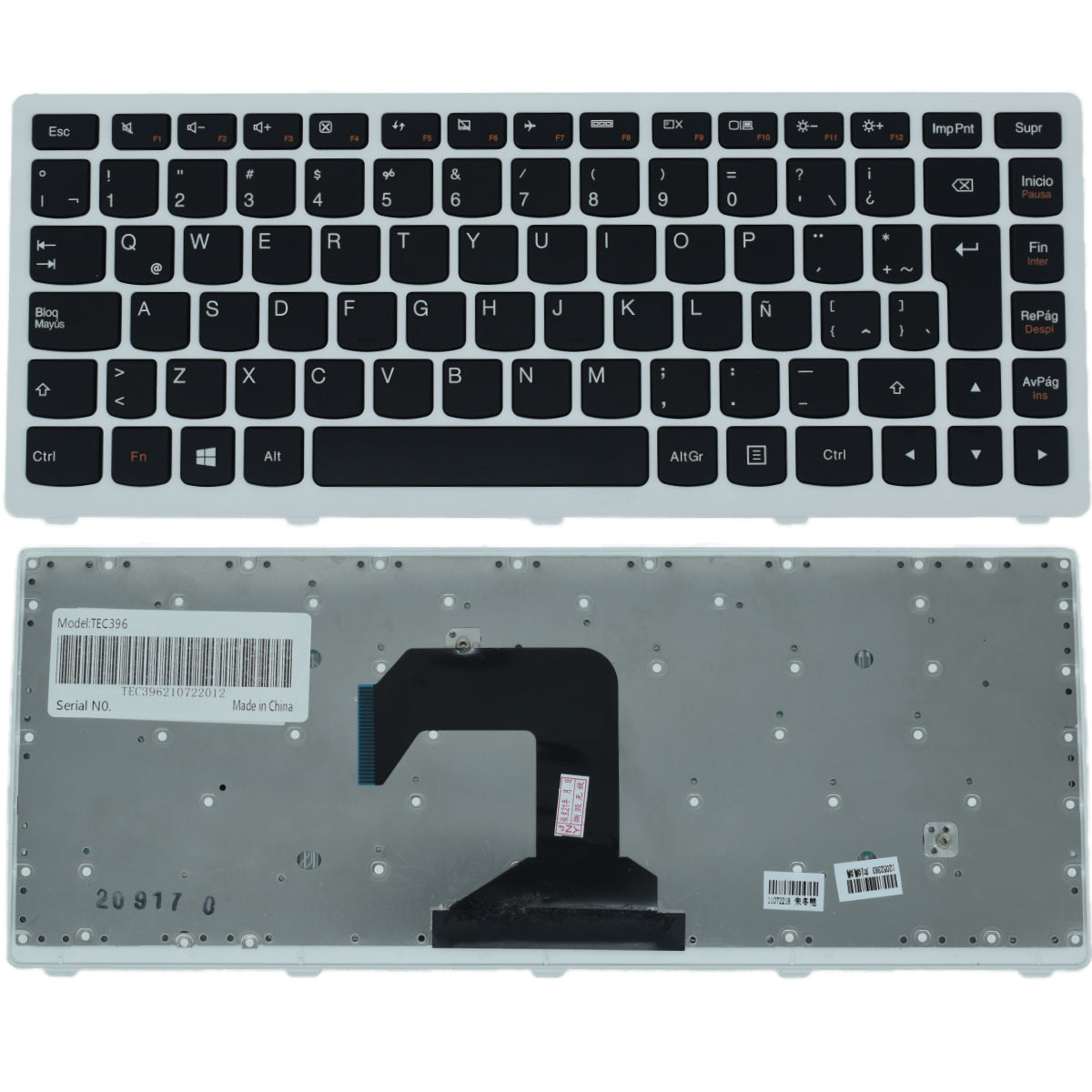 TEC396 Teclado Lenovo Ideapad S300 S400 S405 S400t S400u S410 S415