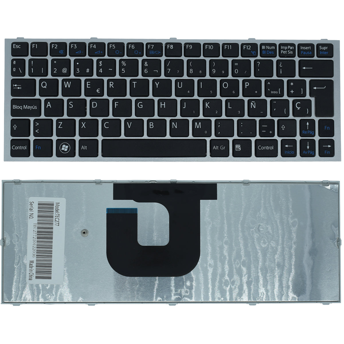 TEC277 Teclado Sony Vpc-ya Vpc-yb Pcg-31311u Marco Plata